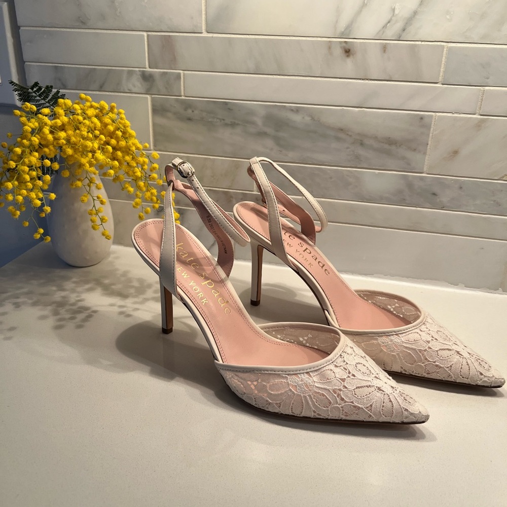 Kate Spade lace pumps
